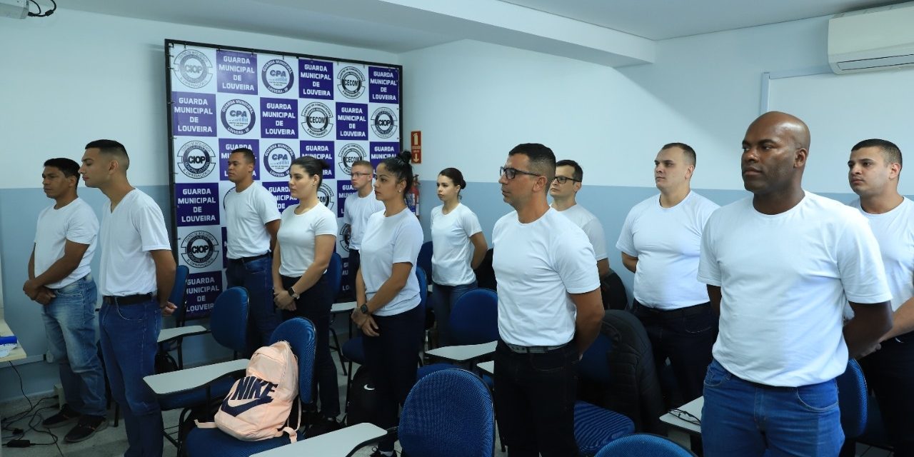 Guarda Municipal de Louveira recebe reforços: 13 novos integrantes estão em treinamento