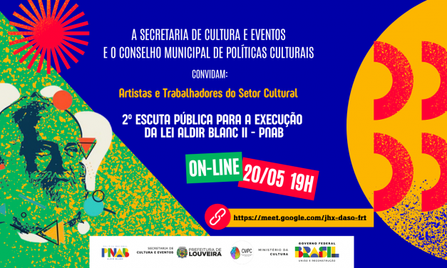 Prefeitura promove 2ª Audiência Pública sobre Política Nacional Aldir Blanc (PNAB) em Louveira