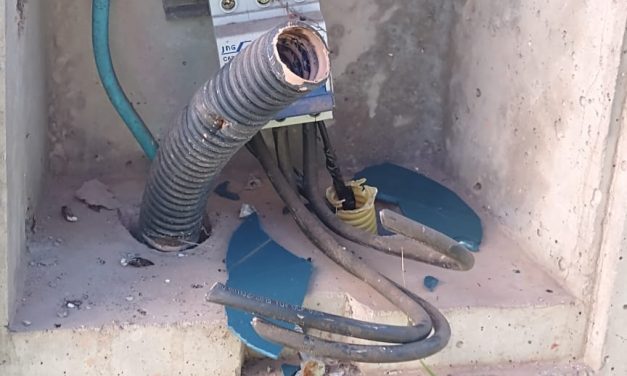 Furto de cabos e equipamentos no reservatório Popular 4 afeta abastecimento de água em seis bairros