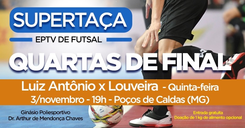 Supertaça EPTV de Futsal 2022: Louveira estreia contra Luiz Antônio no próximo dia 3 de novembro