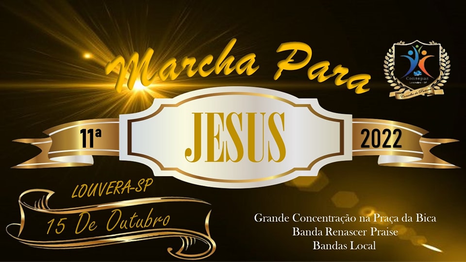 Marcha para Jesus em Louveira será neste sábado (15)