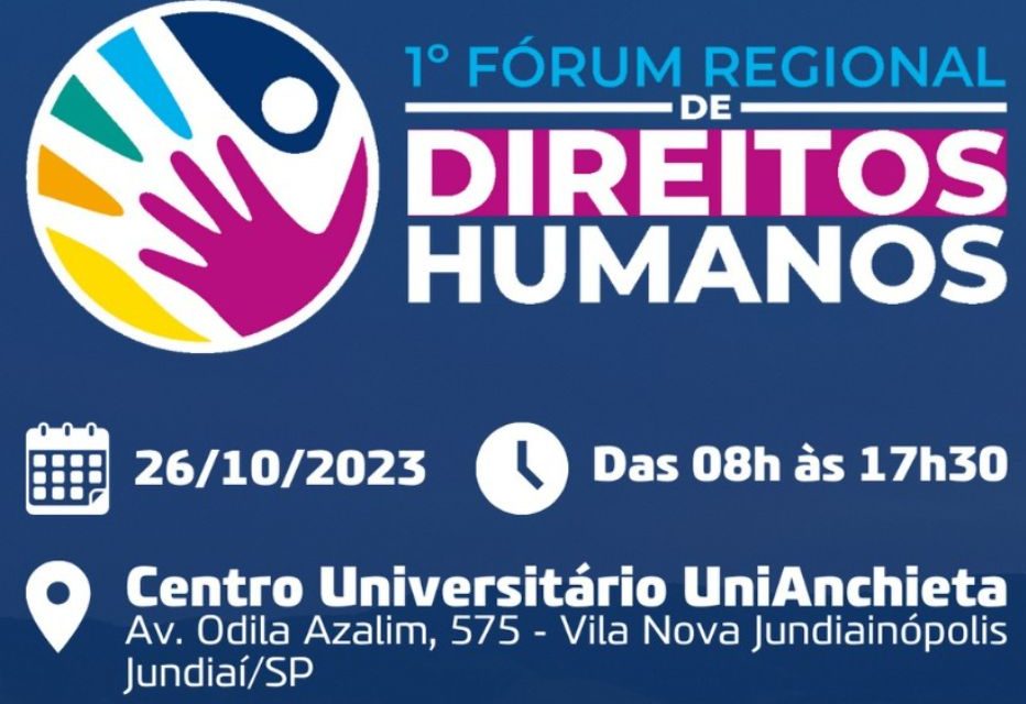 1º Fórum Regional de Direitos Humanos é nesta quinta(26) em Jundiaí