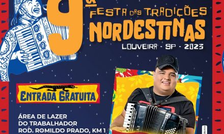 Festa Nordestina de Louveira tem show de Tarcísio do Acordeon no sábado (7)