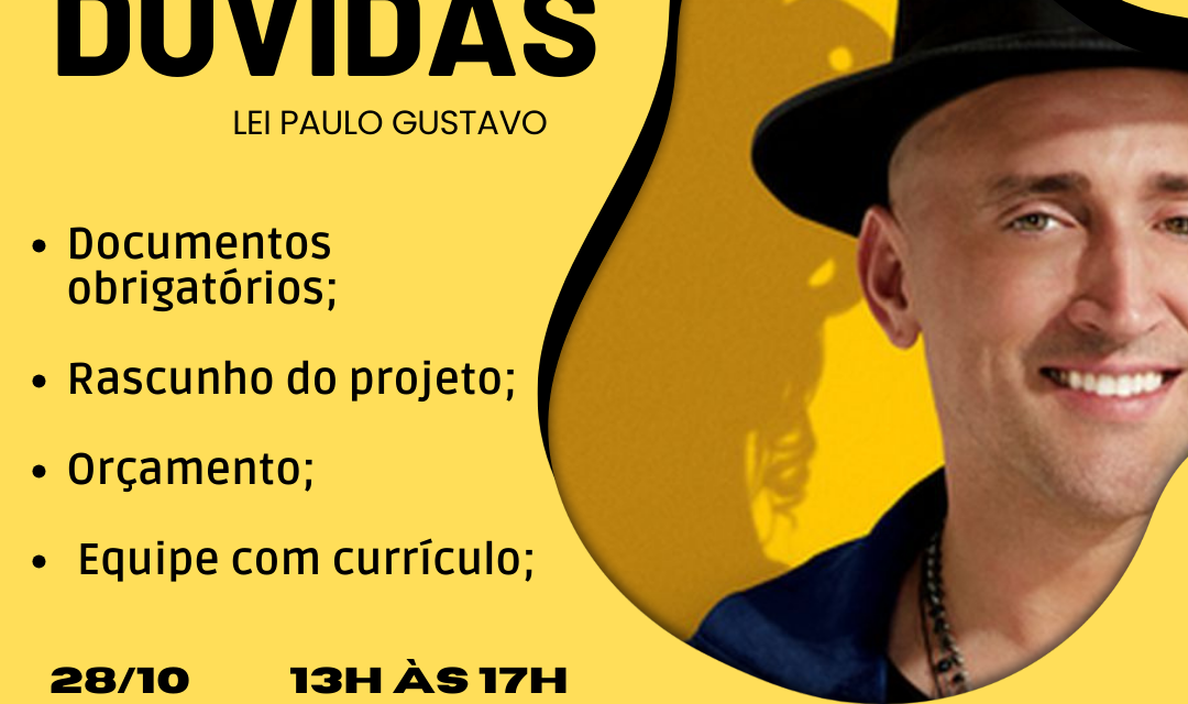 Louveira realiza plantão de dúvidas sobre a Lei Paulo Gustavo neste sábado (28)