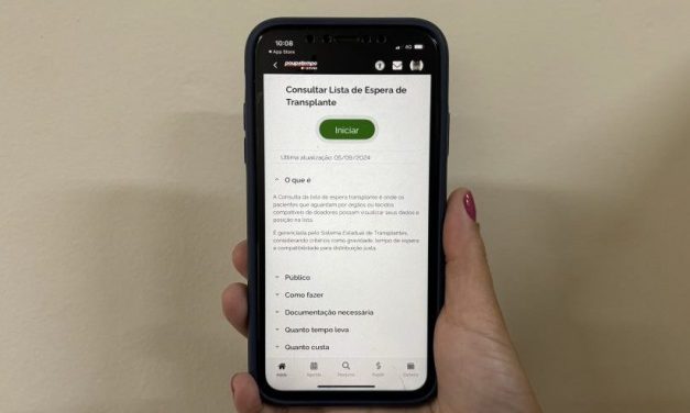 Pacientes à espera de transplante podem checar posição na fila pelo app do Poupatempo
